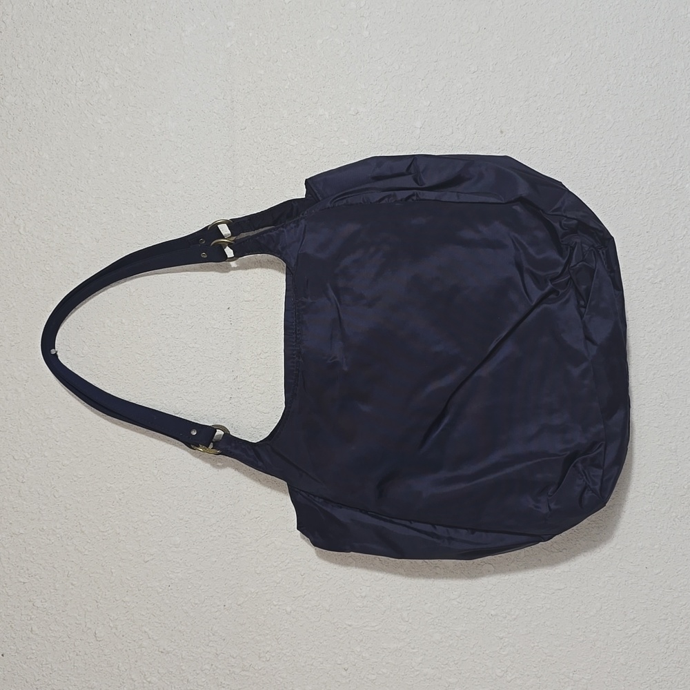 NWT KIPLING Blue Nylon Lightweight Shoulder Bag tote - Picture 4 of 4
